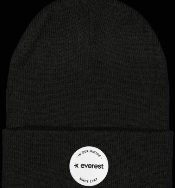 Mössor & Pannband>Everest Outdoor Icefall Beanie BLACK