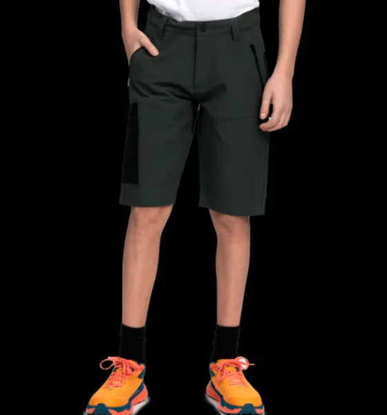 Vandringsshorts|Shorts>Everest Outdoor J Active Shorts DK GREEN