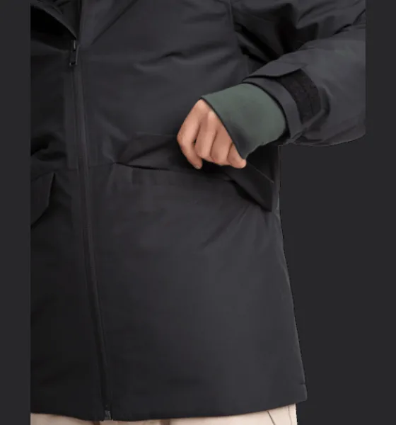 Varma Jackor>Everest Outdoor J Allround Padded Jacket BLACK