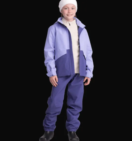 Regn- & Skalbyxor>Everest Outdoor J Alr Pant BLUE PURPLE