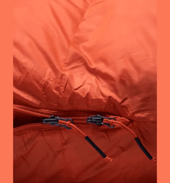 Sovsäckar>Everest Outdoor J Base Camp 400 DARK ORANGE/BLACK