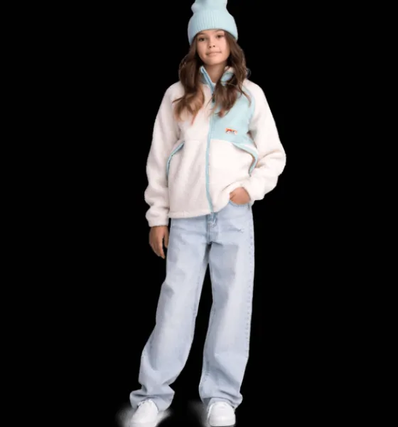 Underställ|Tröjor & T-Shirts>Everest Outdoor J Block Pile Shirt OFF WHITE