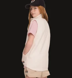 Västar>Everest Outdoor J Block Pile Vest IVORY BEIGE