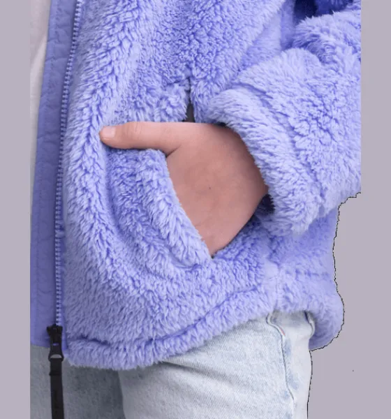 Underställ|Tröjor & T-Shirts>Everest Outdoor J Cozy Pile LT LAVENDEL