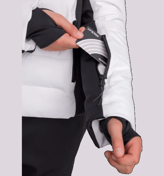 Varma Jackor|Skidjackor>Everest Outdoor J Fashion Jkt WHITE/BLACK