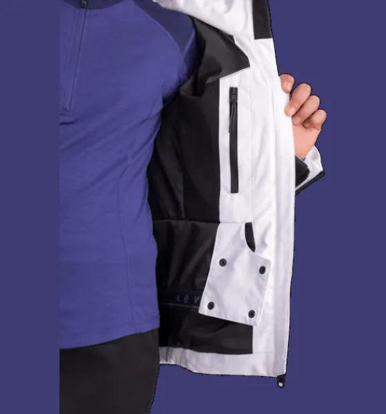 Varma Jackor|Skidjackor>Everest Outdoor J Fashion Jkt WHITE/BLACK