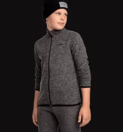 Underställ|Tröjor & T-Shirts>Everest Outdoor J Flc Sht DARK GREY MELANGE