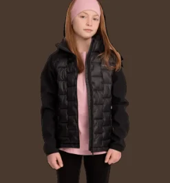 Tunna Jackor>Everest Outdoor J Hybrid Jacket BLACK