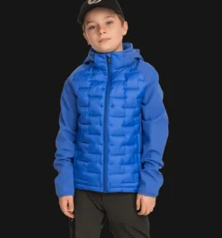Tunna Jackor>Everest Outdoor J Hybrid Jacket AZURE BLUE