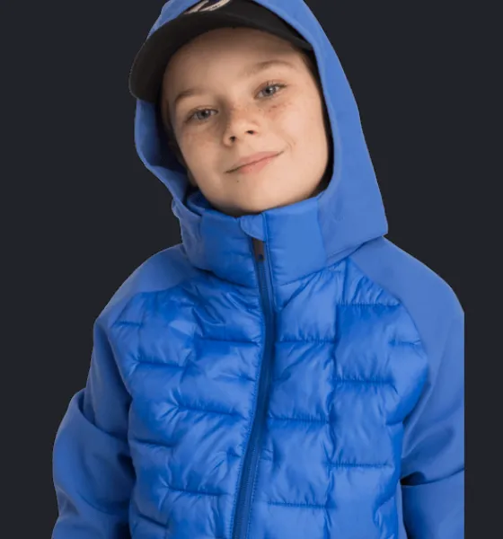 Tunna Jackor>Everest Outdoor J Hybrid Jkt AZURE BLUE