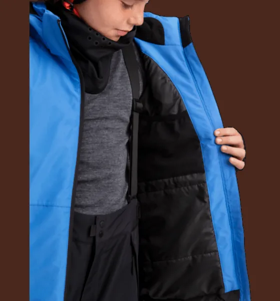 Varma Jackor>Everest Outdoor J Snow Jacket AZURE BLUE