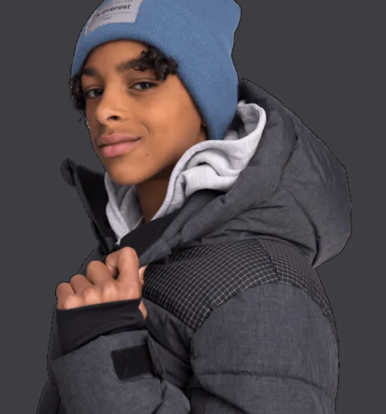 Varma Jackor>Everest Outdoor J Wedge Jacket BLACK MELANGE