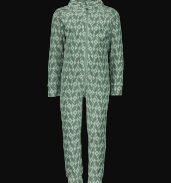 Underställ|Tröjor & T-Shirts>Everest Outdoor K Printed Flc Ovr OAT GREEN