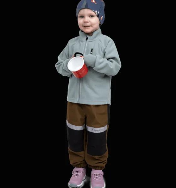 Underställ|Tröjor & T-Shirts>Everest Outdoor K Windfleece Jkt PISTACHIO GREEN