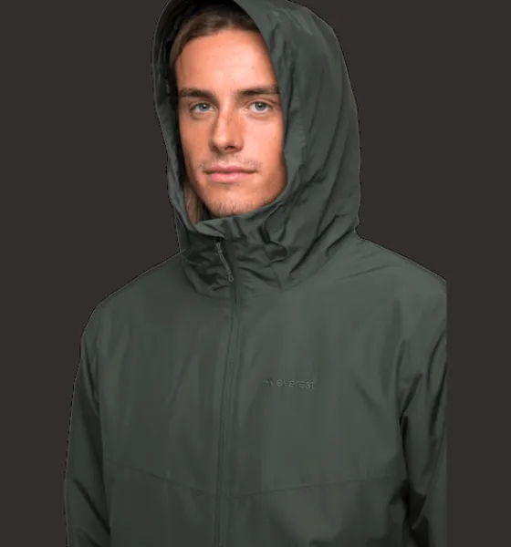 Tunna Jackor|Regnjackor>Everest Outdoor M Allround Jacket 2 DK GREEN