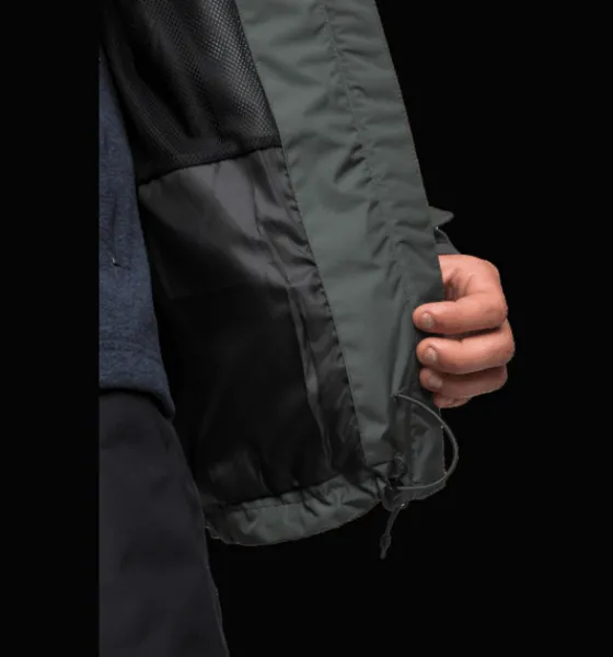 Tunna Jackor|Regnjackor>Everest Outdoor M Allround Jacket 2 DK GREEN