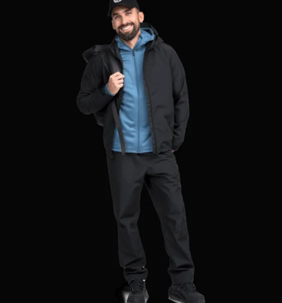 Skalbyxor|Regn- & Skalbyxor>Everest Outdoor M Allround Pant 2 BLACK