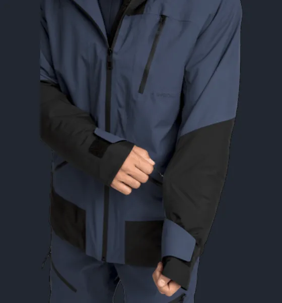 Varma Jackor|Skidjackor>Everest Outdoor M Alpine Jacket NAVY/BLACK