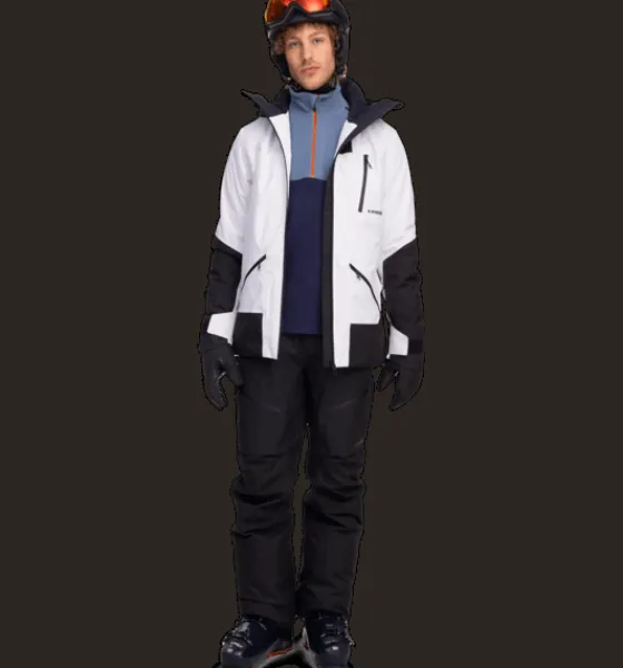Skidjackor|Skidjackor>Everest Outdoor M Alpine Jacket WHITE / BLACK