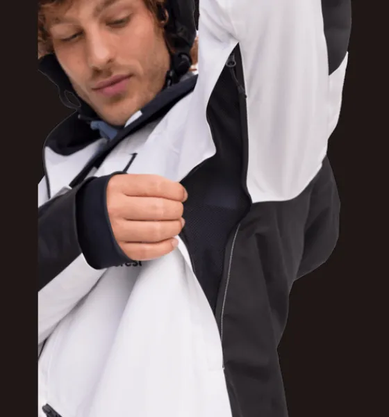 Skidjackor|Skidjackor>Everest Outdoor M Alpine Jacket WHITE / BLACK