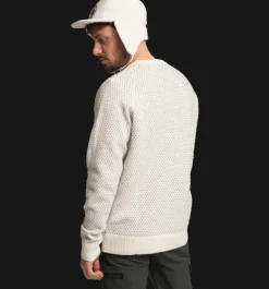 Tröjor & T-Shirts>Everest Outdoor M Knitted Sht OFFWHITE