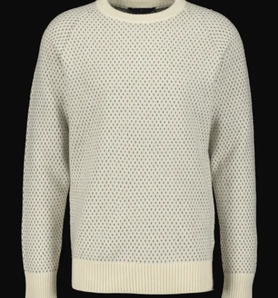 Tröjor & T-Shirts>Everest Outdoor M Knitted Sht OFFWHITE