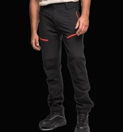 Vandringsbyxor|Vandringsbyxor>Everest Outdoor M Performance Pnt BLACK/ORANGE