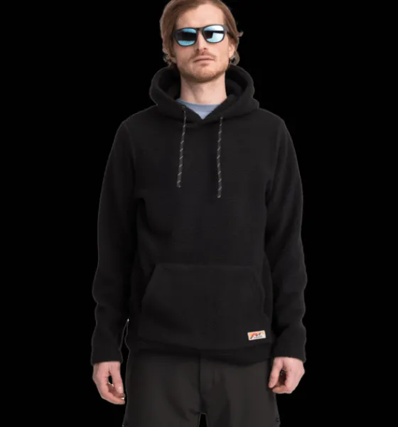 Tröjor & T-Shirts|Tröjor>Everest Outdoor M Pile Hoodie BLACK