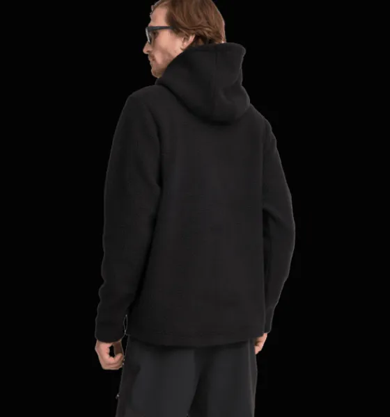 Tröjor & T-Shirts|Tröjor>Everest Outdoor M Pile Hoodie BLACK