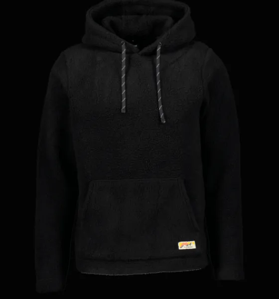 Tröjor & T-Shirts|Tröjor>Everest Outdoor M Pile Hoodie BLACK