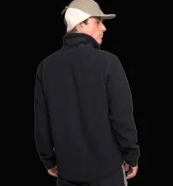 Tröjor & T-Shirts|Tröjor>Everest Outdoor M Pile Sht Retro BLACK