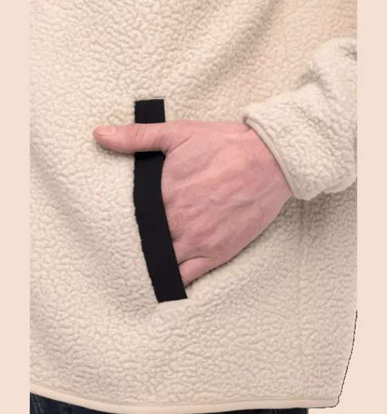 Tröjor & T-Shirts|Tröjor>Everest Outdoor M Pile Sht Retro IVORY BEIGE