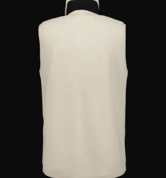 Tröjor & T-Shirts|Västar>Everest Outdoor M Retro Pile Vest IVORY BEIGE