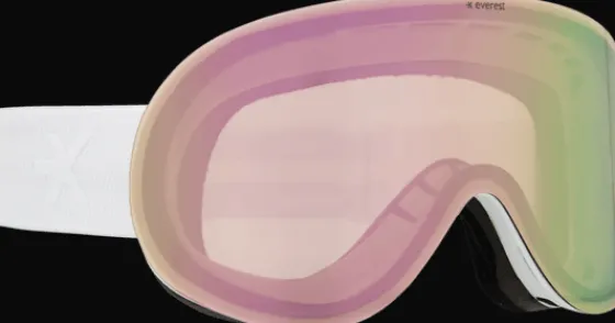 Skidglasögon>Everest Outdoor Powder Goggle WHITE/PINK