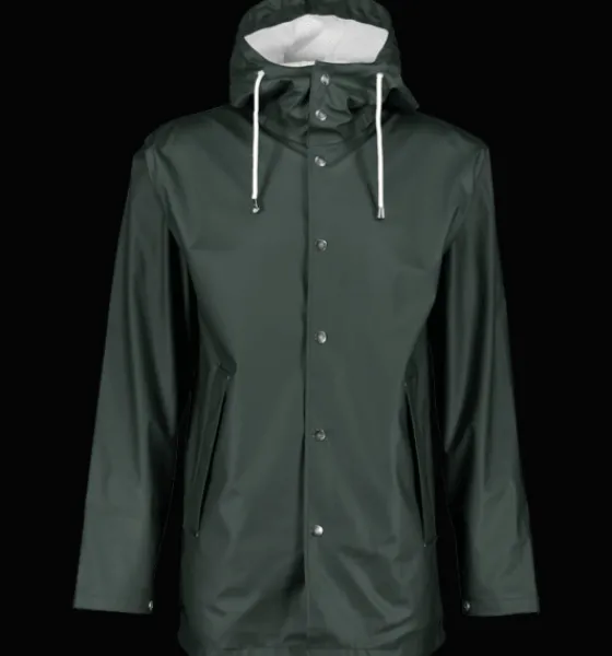 Regnjackor|Tunna Jackor>Everest Outdoor U Rain Coat 2 DARK GREEN