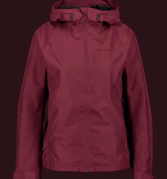 Regnjackor|Tunna jackor>Everest Outdoor W Allround Jacket DARK RED