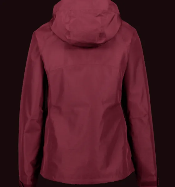 Regnjackor|Tunna jackor>Everest Outdoor W Allround Jacket DARK RED