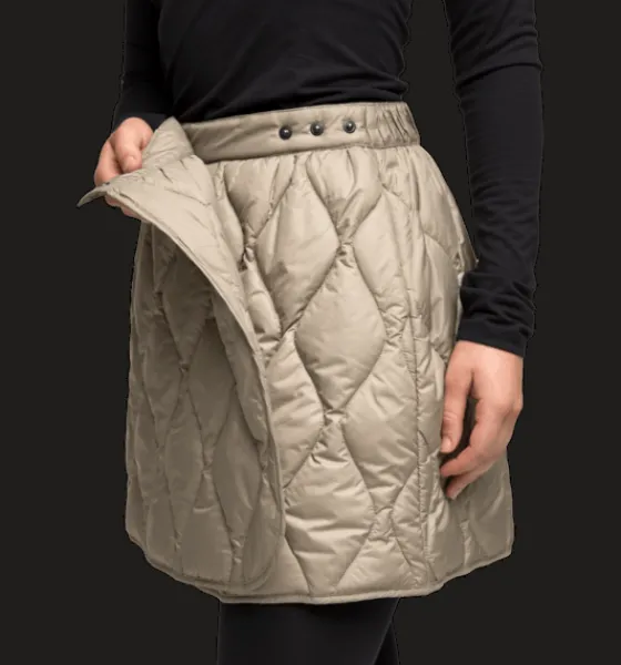 Skalbyxor|Regn- & skalbyxor>Everest Outdoor W Aurora Wrap Skirt BEIGE CLAY