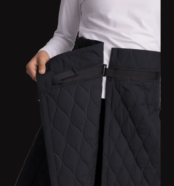 Skalbyxor|Regn- & skalbyxor>Everest Outdoor W Emory Quilt Skirt BLACK