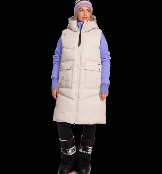 Västar>Everest Outdoor W Fina Vest IVORY BEIGE
