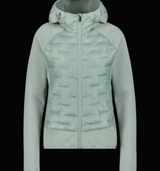 Tröjor & T-Shirts|Tunna jackor>Everest Outdoor W Hybrid Jkt 2 PISTACHIO GREEN