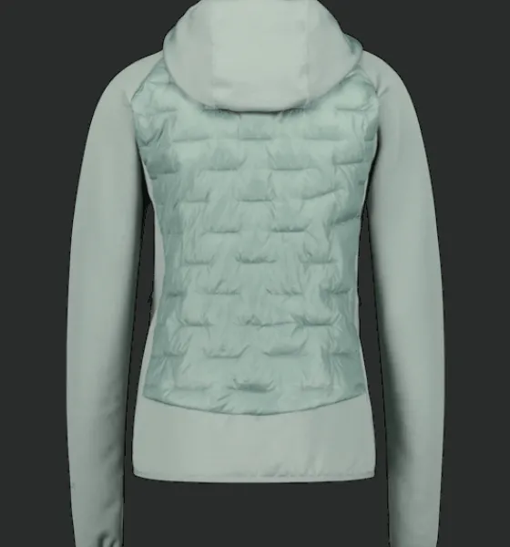 Tröjor & T-Shirts|Tunna jackor>Everest Outdoor W Hybrid Jkt 2 PISTACHIO GREEN