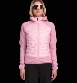 Tröjor & T-Shirts|Tunna jackor>Everest Outdoor W Hybrid Jkt 2 PINK