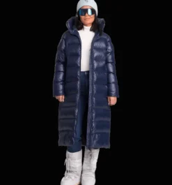 Varma jackor>Everest Outdoor W Juneau Coat NAVY SHINY