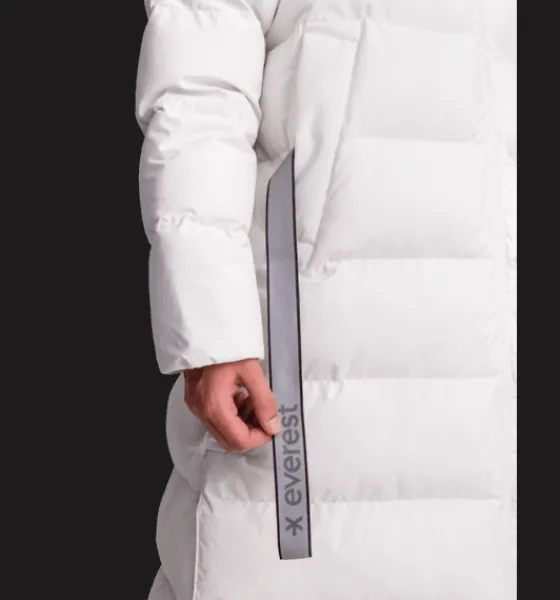 Varma jackor>Everest Outdoor W Juneau Coat CLOUD WHITE
