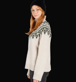 Tröjor & T-Shirts>Everest Outdoor W Knitted Sht OFFWHITE