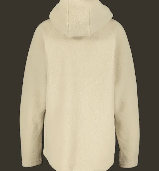 Tröjor & T-Shirts|Tröjor>Everest Outdoor W Pile Anorak IVORY BEIGE