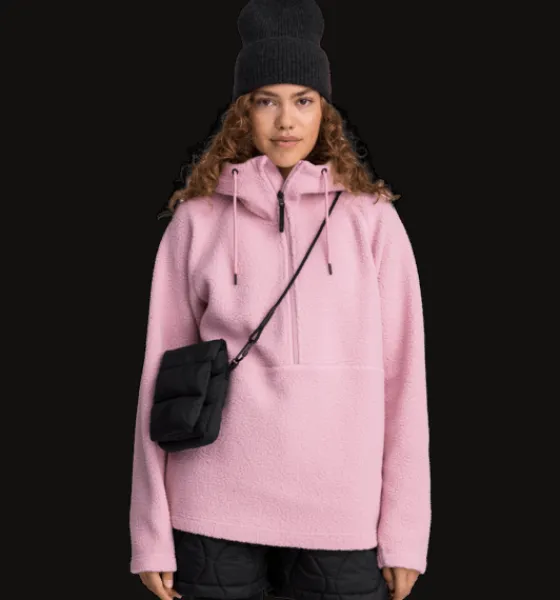 Tröjor & T-Shirts|Tröjor>Everest Outdoor W Pile Anorak PINK