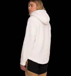 Tröjor & T-Shirts|Tröjor>Everest Outdoor W Pile Hoodie WHITE