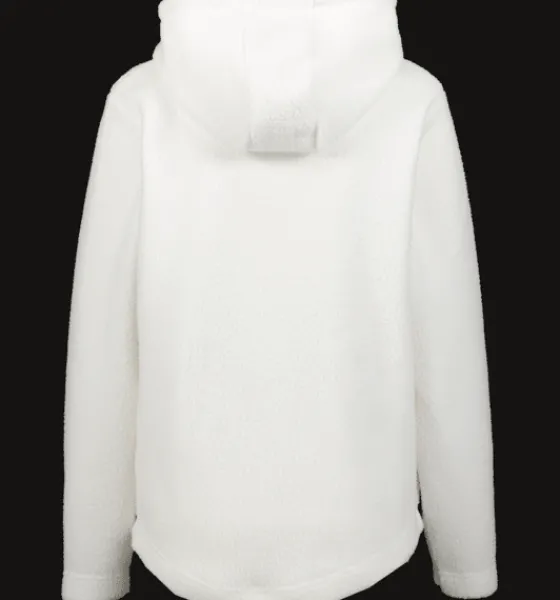 Tröjor & T-Shirts|Tröjor>Everest Outdoor W Pile Hoodie WHITE